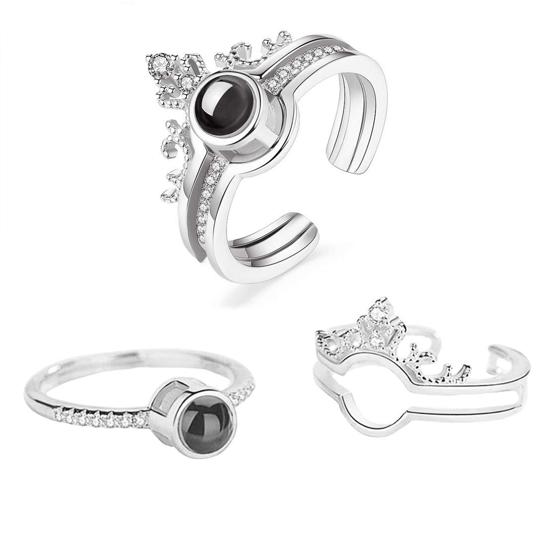 100 Language Ring (Silver) image 0